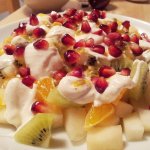 Een kerstmenu met fruit uit eigen tuin