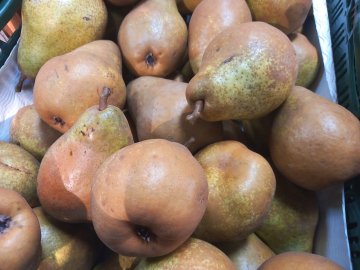 Peren bij groenteboer