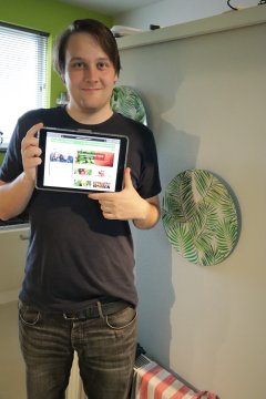 Frank met de nieuwe website