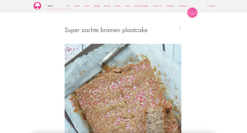 Screenshot recept bramen plaatcake