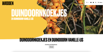 Screenshot recept voor duindoornkoekjes